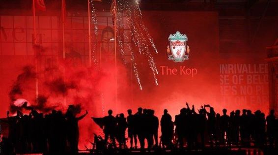 Liverpool lift Premier League trophy: Goals galore, explosions and a red sky